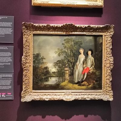 A label with a QR code for Heneage Lloyd and sisters