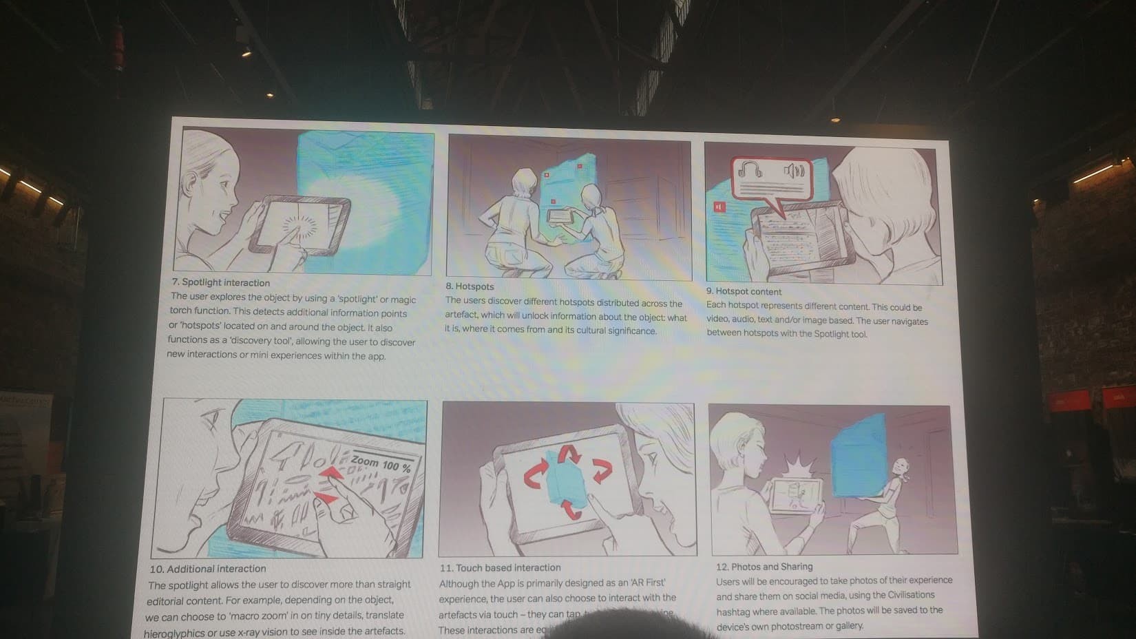 One of Nexus's story boards