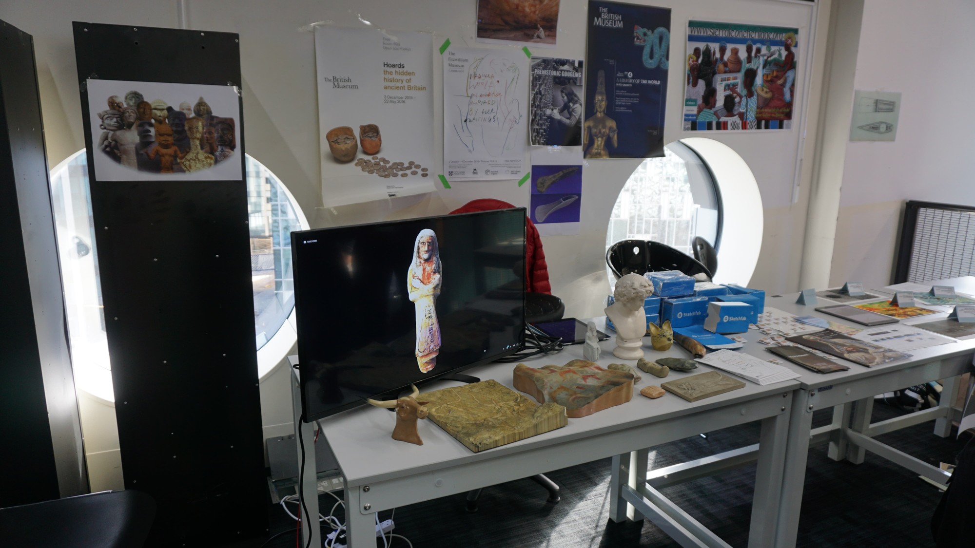 The pop up museum stand at Mozfest 2018