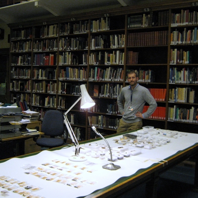 The Staffordshire Hoard laid out in the British Museum